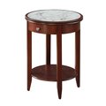 American Heritage American Heritage 7103350MG Baldwin End Table with Drawer; Mahogany - 18 x 18 x 24 in. 7103350MG